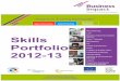 Skills portfolio 2012 13