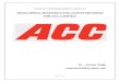 Developing Training Evaluation Method for ACC Limited