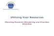 Utilizing Your Resources by Jacqueline Collins
