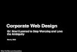 Corperate web design