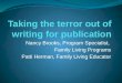 Taking the Terror out of Writing for Publication