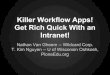 Killer Workflow Apps!  Get Rich Quick With an Intranet!