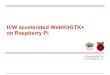Hw accelerated webkitgtk+ on raspberry pi