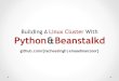 Building A Cluster With Python & Beanstalkd