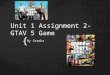 Unit 1 assignment 2  GTA-V game by fateha