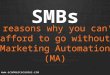 6 Reasons why you can't afford to go without Marketing Automation