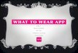 What to wear app