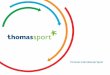 Thomas International Sport presentation