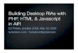 Building Desktop RIAs with PHP, HTML & Javascript in AIR