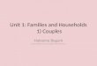 GCE Sociology Revision (AQA)- Unit 1 Couples Families and Households