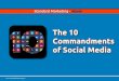 10 Commandments of Social Media