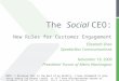The Social CEO: New Rules of Engagement