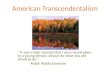 American Transcendentalism Good Copy[1]