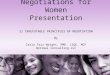 Salary Negoiations For Women Presentation