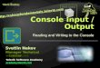 4. Console Input Output - C# Fundamentals