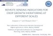 2802 REMOTE SENSING INDICATORS FOR CROP GROWTH MONITORING AT DIFFERENT SCALES.ppt