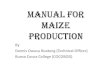 Manual For Maize Production