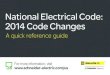 National Electrical Code: 2014 Code Changes