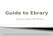 Guide to ebrary
