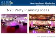 NYC Party Planning Ideas