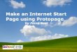 Make an Internet Start Page using Protopage