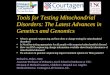 Tools for Testing Mitochondrial Disorders: The Latest Advances in Genetics and Genomics