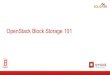 OpenStack Block Storage 101