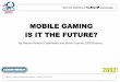 Mobile Gaming: Is It The Future? by Michael Hudson and Steven Gurevitz