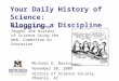Your Daily History of Science