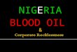BLOOD OIL CORPORATE RECKLESSNESS