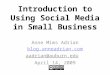 Introduction to Social Media for Small Business