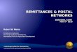 Remittances & postal networks