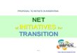 Net of initiatives for transition