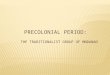 Precolonial period