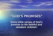 "God's Promises"