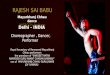 Presentation Rajesh Sai Babu - chhau dance