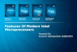 Features of modern intel microprocessors