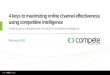 4 Keys to Maximizing Online Channel Effectiveness Using Competitive Intelligence