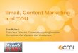 Email Marketing, Content and You