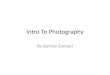 Intro to photography