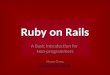 Ruby on rails intro