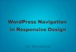 WordPress Navigation in Responsive Design