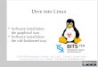 BITS: Introduction to Linux -  Software installation the graphical and the command-line way
