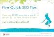 Five Quick SEO Tips for Private School Websites