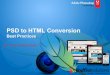 Psd to Html Conversion - Best Practices