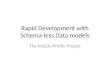 Rapid Development with Schemaless Data Models