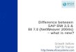 Differences Between Bw3.5 Bi7.0