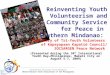Reinventing youth volunteerism and community service for peace