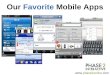 Our Favorite Mobile Apps