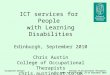 ICT Services LD Chris Austin